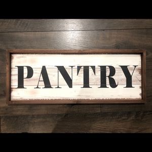 FARMHOUSE Pantry Sign